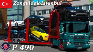 ETS 2 ●Scania P490●Zonguldak-Istanbul,Turkey