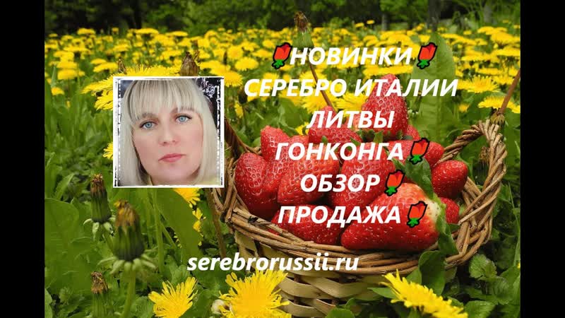 НОВИНКИ СЕРЕБРО ИТАЛИИ ЛИТВЫ ГОНКОНГА ОБЗОР ПРОДАЖА Jewellery