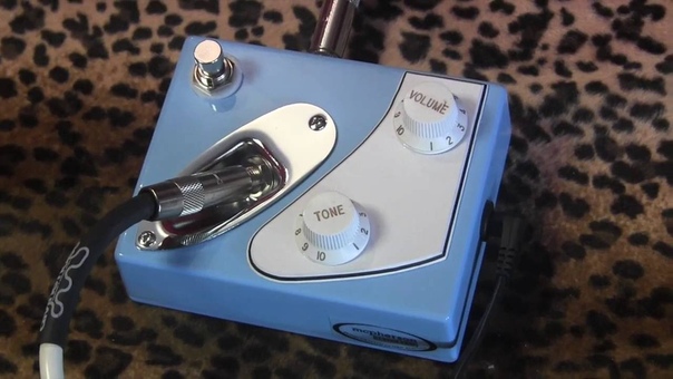 Mcpherson Deluxe Strat Boost pedal demo 20db Booster with Tone