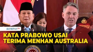 FULL Kata Prabowo Usai Terima Kunjungan Menhan Australia Richard Marles