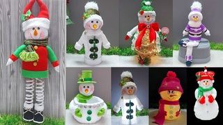 7 Easy Economical Christmas Snowman making idea from Waste materials | DIY Christmas craft idea🎄392