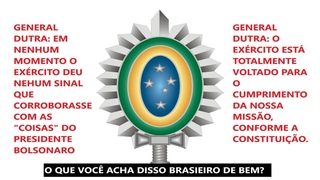 GENERAL DUTRA AFIRMA QUE O EXÉRCITO JAMAIS SEGUIU OS OBJETIVOS DE BOLSONARO, O SEU CHEFE SUPREMO