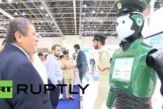 UAE: The ’real’ Robocop shown off to royalty at Dubai tech conference