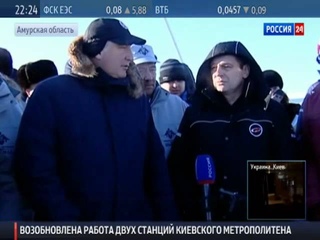 Дмитрий Рогозин проинспектировал строительство «Восточного», 9 декабря 2013 г.