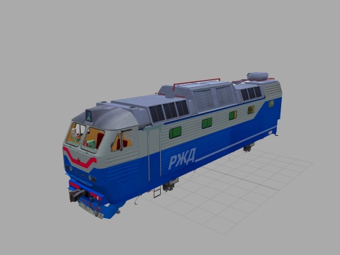 RZD CHS7-093 Omsk