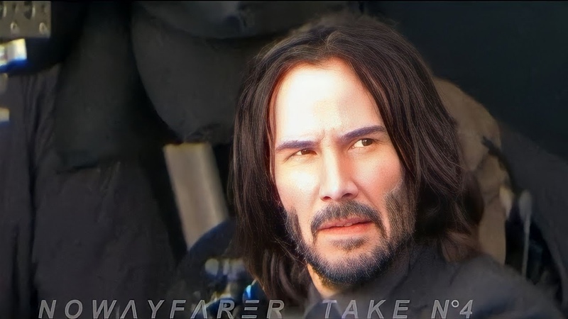 JOHN WICK 4 BTS Keanu Reeves BURST OF JOY after takes N 4 8. Paris, Eiffel