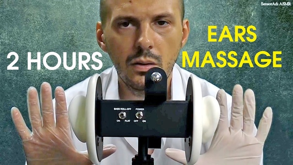 2 HOURS ASMR 3 Dio Pure Binaural Ears Massage Touching for