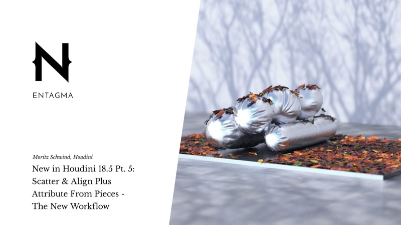 New in Houdini 18. 5 Pt. 5: Scatter Align Plus Attribute From Pieces SOPs The New