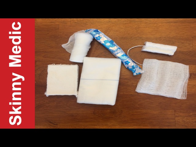 Tampons in a trauma kit!!
