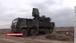 Боевые расчёты ЗРПК «Панцирь» ЧФ отработали уничтожение воздушных целей
