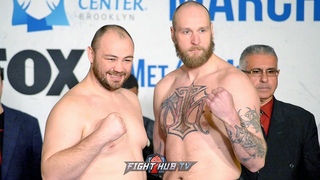 ADAM KOWNACKI VS. ROBERT HELENIUS - FULL WEIGH IN AND FACE OFF VIDEO