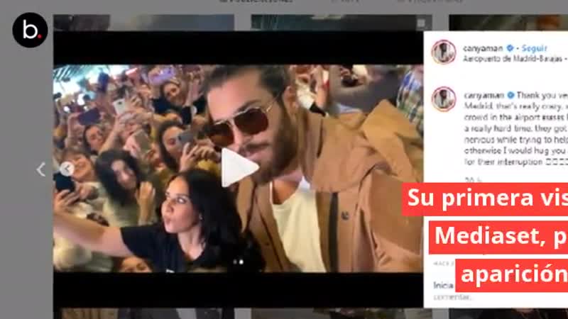 El actor turco Can Yaman llega a Tel Madriv y la legión de fanáticas lo acecha y