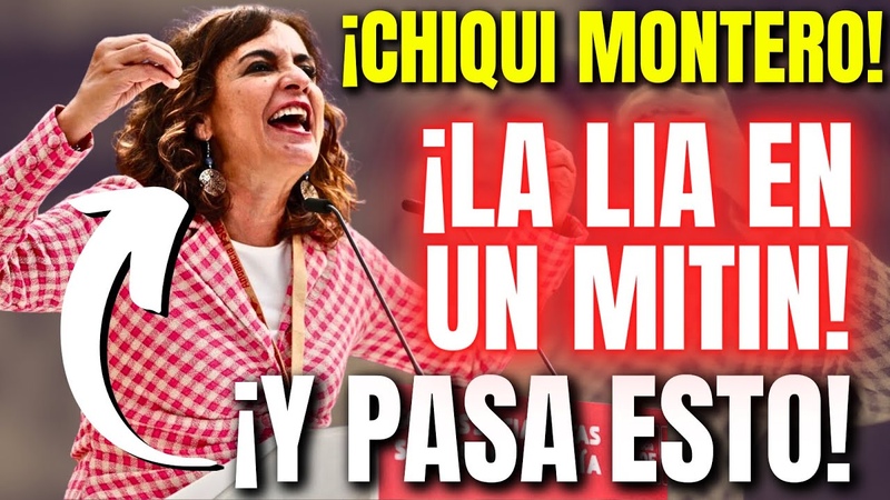 MENUDA INUTIL CHIQUI MONTERO Y SU TRABADA MENTAL en ANDALUCIA SE OLVIDA DEL NOMBRE DE