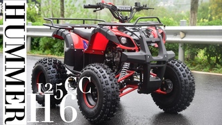 NEW SEEYAMOTO RED H6 125CC ATV HUMMER 125