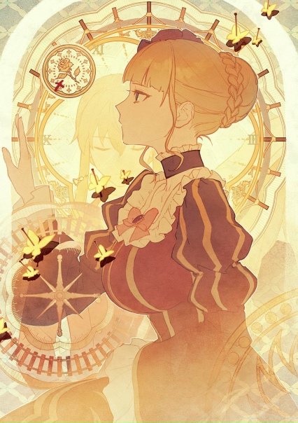 #Umineko_no_Naku_Koroni / Когда плачут чайки Уходим в ночь с Беатриче от @Aluce_ill