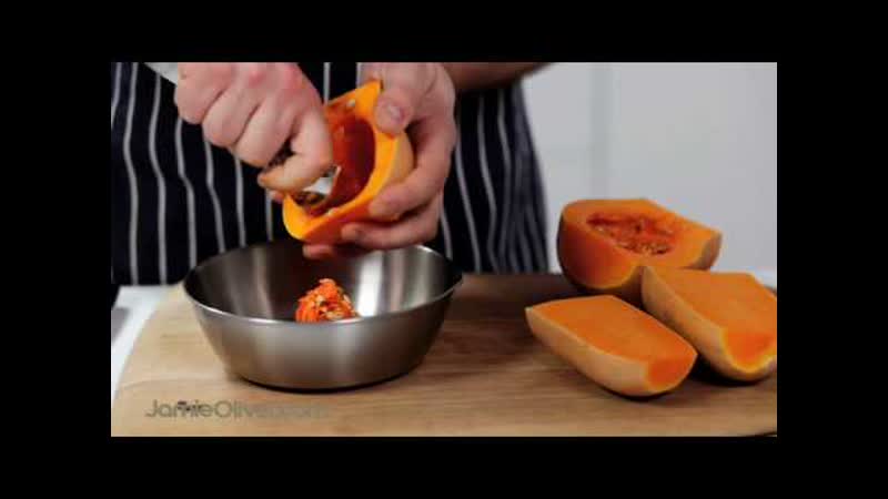How To chop butternut squash, with Jamie Olivers mate