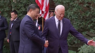 President Joe Biden greets China’s President Xi Jinping in San Francisco