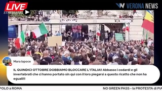 🔴 [IN DIRETTA] NO GREEN PASS - la PROTESTA di PIAZZA DEL POPOLO a ROMA -