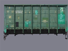 RZD half car №58754342 Transportnyy aktiv