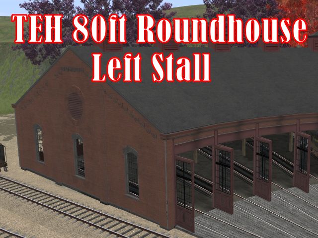 TEH 80' Roundhouse Kit, Left Stall