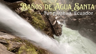 El lugar que me conquistó 🏔️🌺✨ Baños de Agua Santa, Tungurahua, Ecuador. Gracias por recibirnos 🙏💙