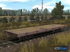750mm Flatcar 43-083 №1
